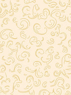 Gold Swirl Pattern Rug
