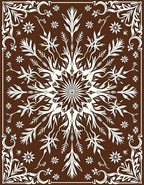 Ornate Floral Contempo Abstract Design Rug