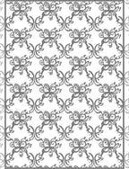 Art Nouveau Inspired Floral Pattern Rug