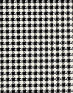 Classic Houndstooth Pattern Rug