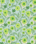 Verdant Floral Vine Pattern Rug