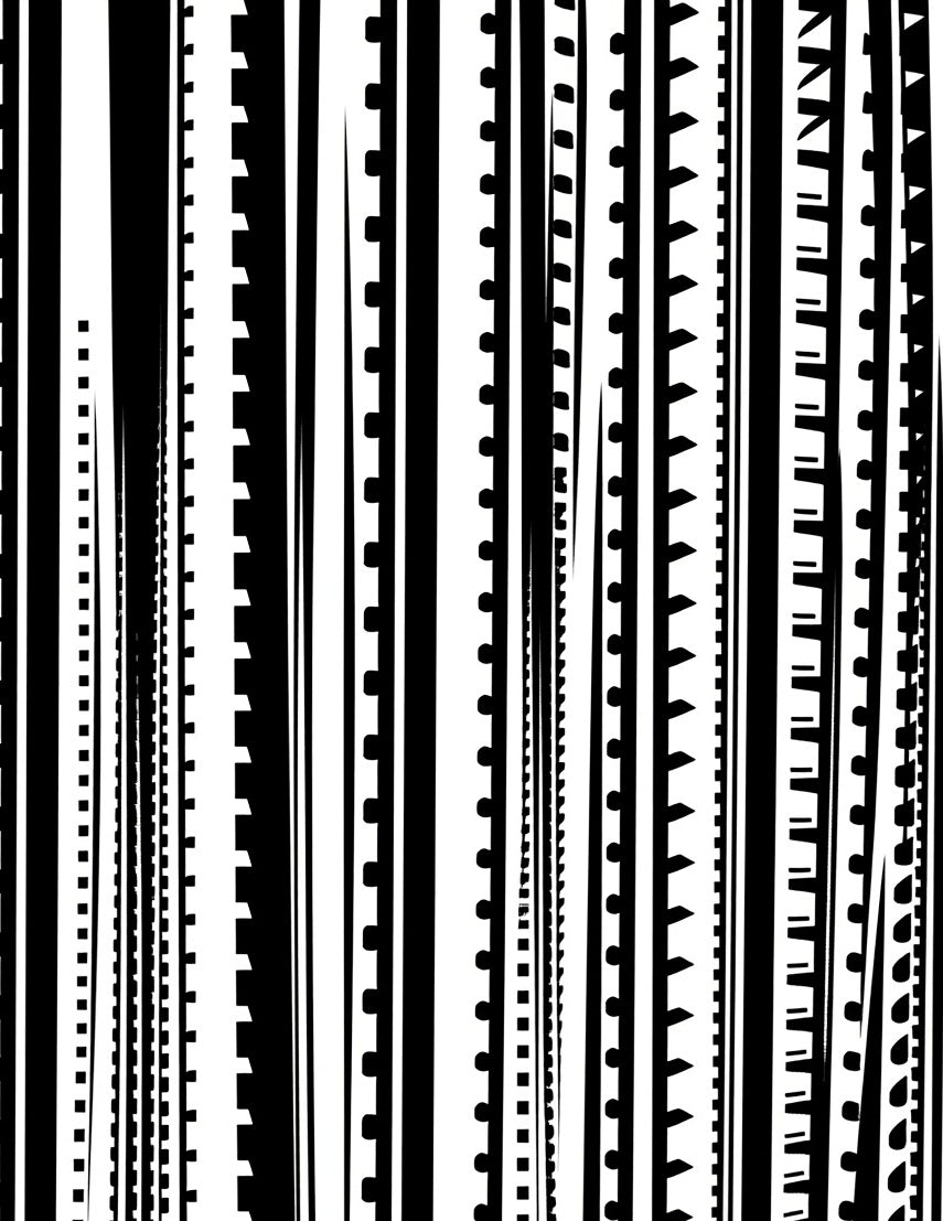 Bold Vertical Stripe Graphic Rug