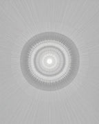 Radiant Sunburst Pattern Design Rug
