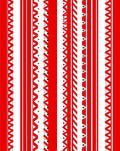 Red White Vertical Stripe Pattern Design Rug