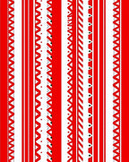 Red White Vertical Stripe Pattern Design Rug