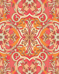 Ornate Floral Swirls Pattern Design Rug