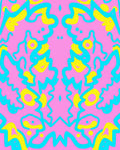 Funky Abstract Swirls Pattern Rug