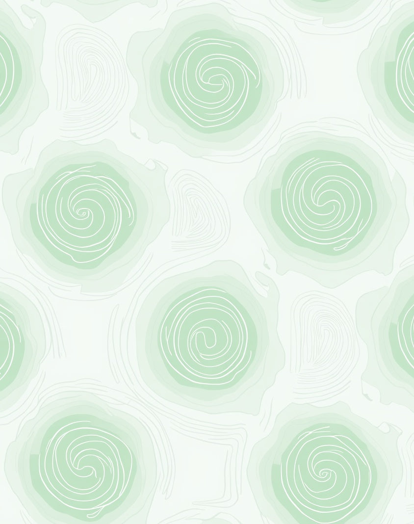 Abstract Swirls Whimsical Pattern Rug