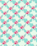 Rose Floral Diamond Pattern Design Rug