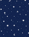 Celestial Stars Moon Patterned Rug