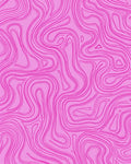 Abstract Pink Swirl Pattern Rug