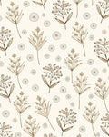 Botanical Branch Daisy Pattern Rug
