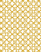Geometric Floral Pattern Design Rug