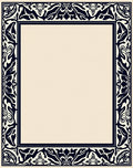 Formal Floral Border Design Rug