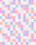 Pastel Squares Pattern Rug