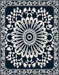 Intricate Medallion Floral Pattern Rug