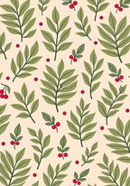 Botanical Berry Arrangement Pattern Rug