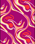 Vibrant Swirling Abstract Pattern Rug