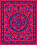 Bold Floral Mandala Design Rug