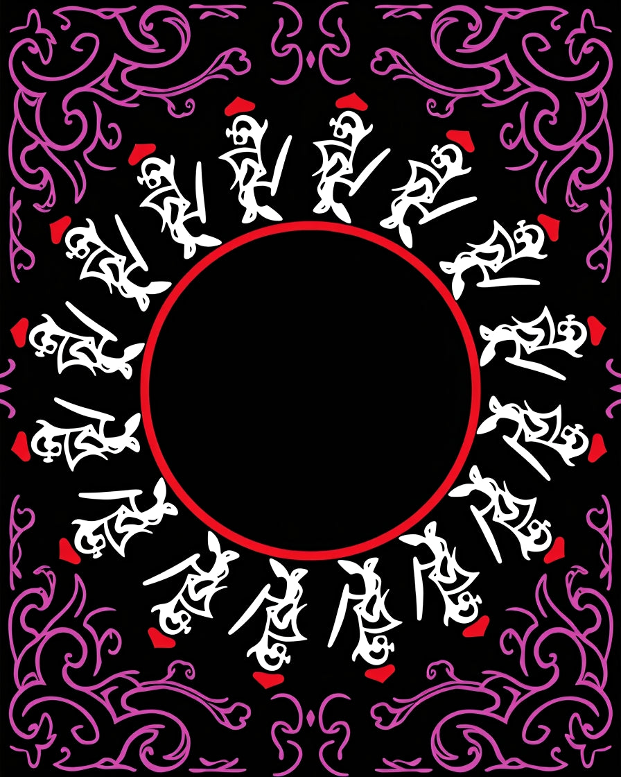 Ornate Mandala Style Design Rug