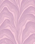 Pastel Waved Organic Lines Rug