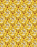 Floral Motif With Whimsical Swirls 3 Color Rug