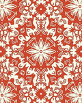 Floral Medallion Art Nouveau Pattern Rug
