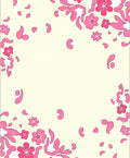 Pink Floral Blossom Pattern Rug