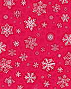 Winter Snowflake Patterned Rug