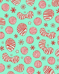 Red And White Swirl Abstract Pattern Rug