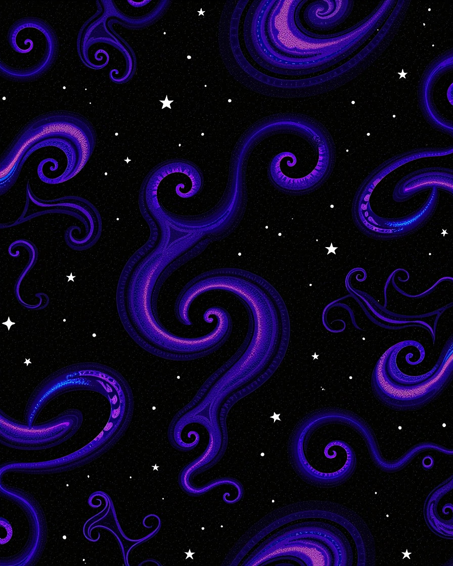 Swirling Galaxy Pattern Rug
