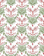 Art Nouveau Floral Bird Vine Pattern Rug