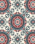Vintage Floral Medallion Pattern Rug