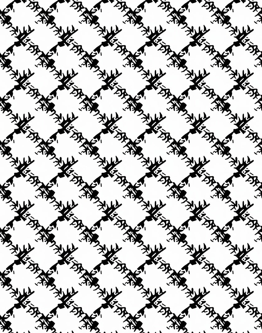 Abstract Diagonal Geometric Pattern Rug