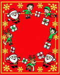 Christmas Characters Gifts Festive Pattern Rug