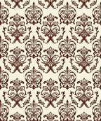 Regal Damask Swirl Ornament Rug