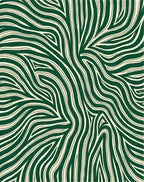 Abstract Wavy Lines Pattern Rug