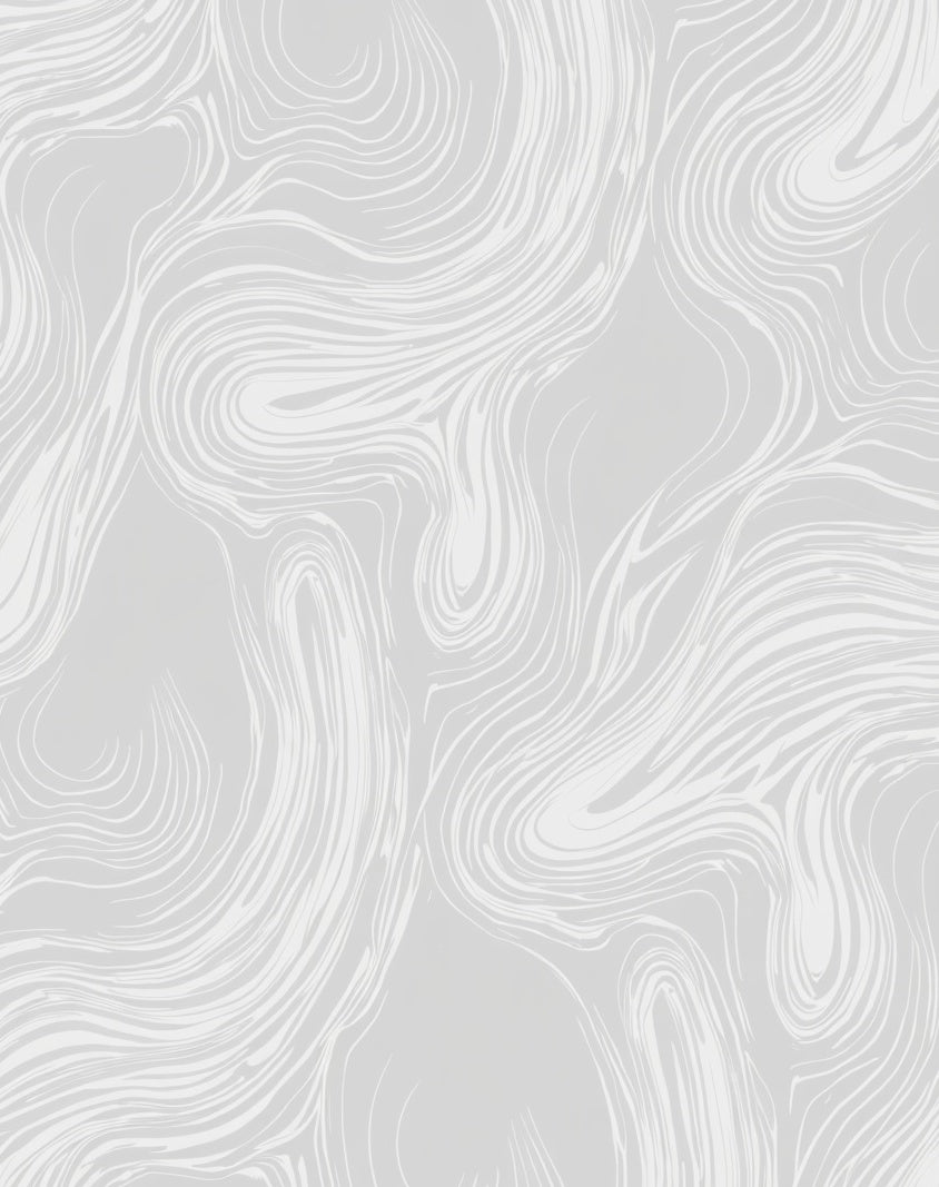 Abstract Swirl Light Grey Pattern Rug