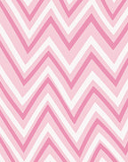 Pink Chevron Patterned Delightful Design Rug