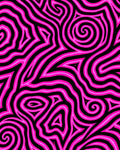 Vivid Pink Swirls Abstract Design Rug