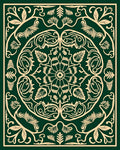Elegant Flourish Intricate Floral Design Rug