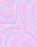 Whimsical Pastel Swirl Pattern Rug