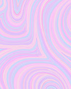 Whimsical Pastel Swirl Pattern Rug