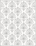 Classic Floral Damask Style Design Rug