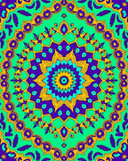 Vibrant Mandala Pattern Rug