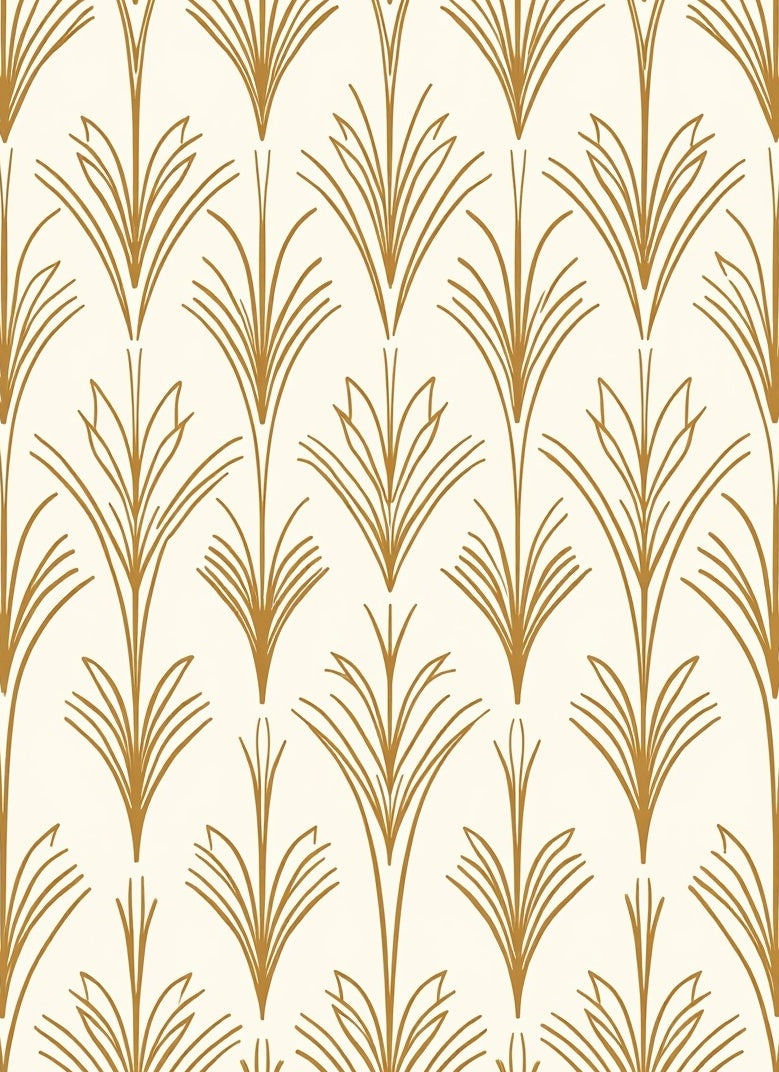 Art Deco Feather Style Rug