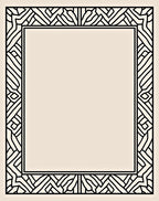 Modern Geometric Art Deco Rug