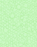 Green Outline Hexagon Patterned Rug