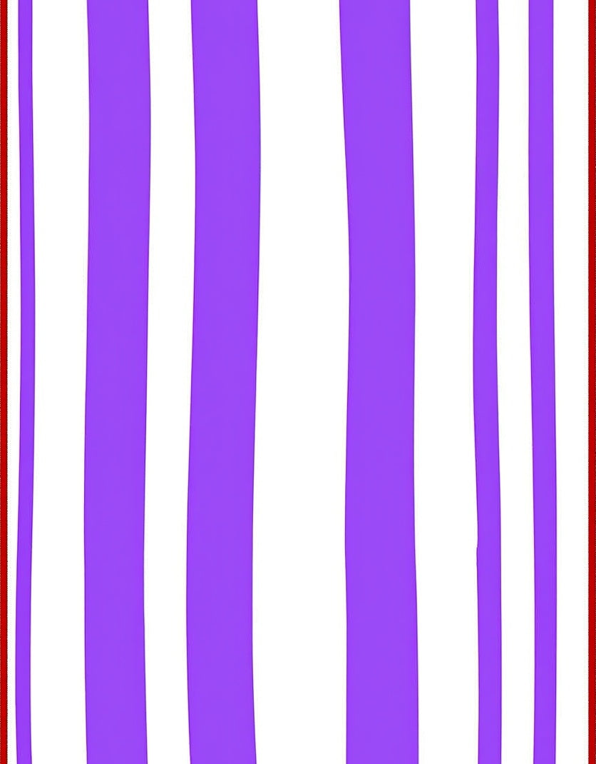Purple and White Striped Graphic Design Rug