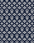 Classic Damask Floral Intricate Pattern Rug